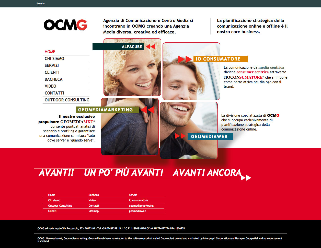 OCM Media & Comunicazione Website design
