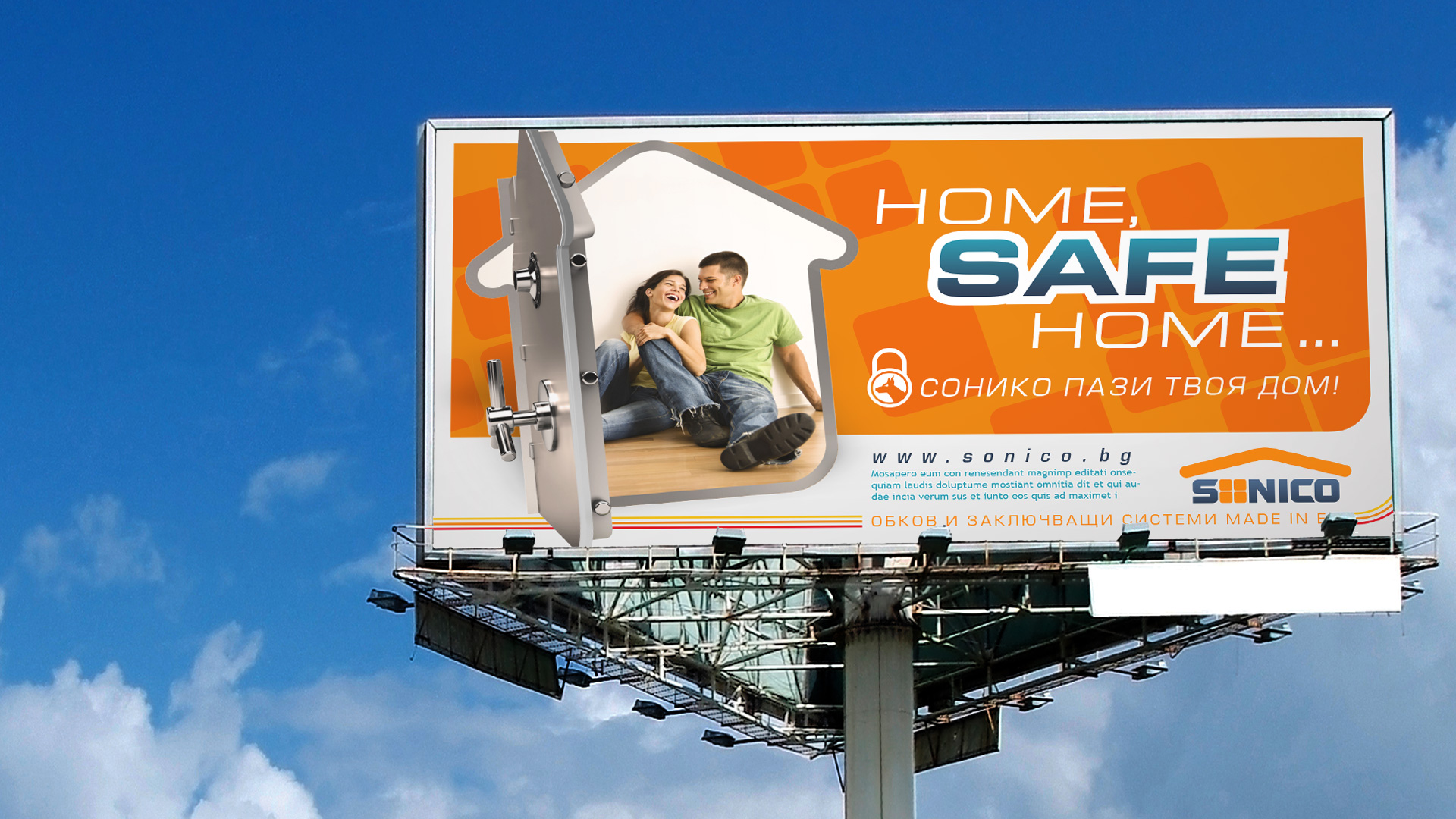 Sonico. Home safe home Communication strategy